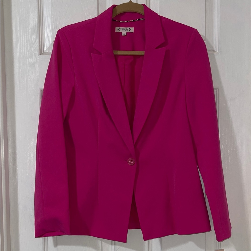 New with tags Nanette Lepore Vibrant Pink Blazer